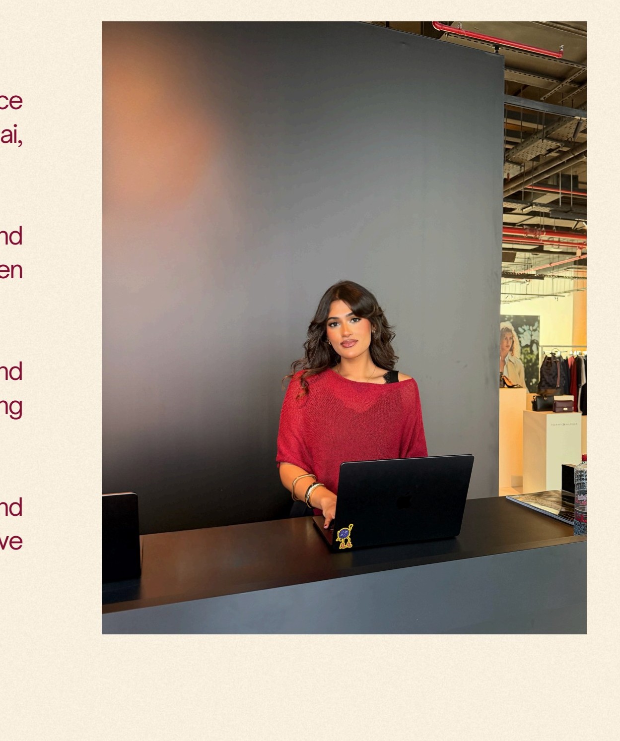 Sania Abdullah — luxury PR portfolio